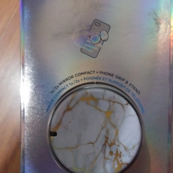 New!!! white marble popsocket popmirror - Picture 2 of 4